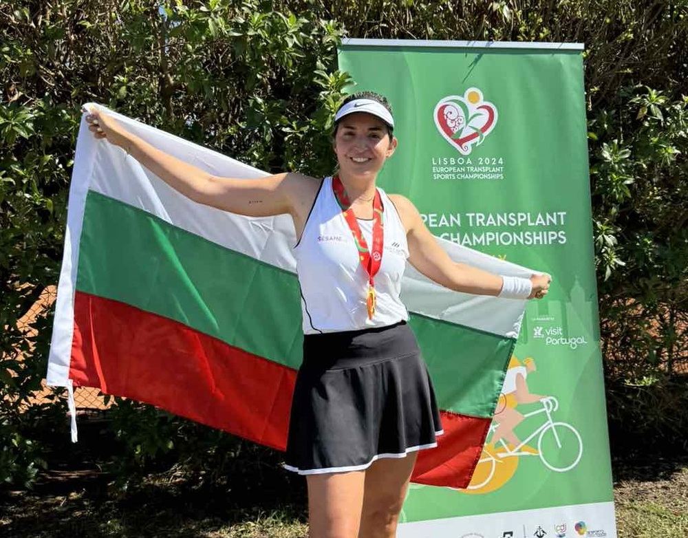 Dikova-Dimitrov Wins Gold at European Transplant Championships' Women Singles Tennis Event