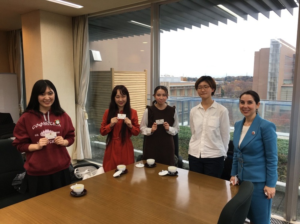 Bulgarian Ambassador to Tokyo Meets with Japanese Students of Bulgarian