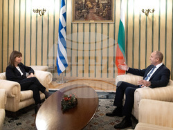 Снимка: Президентство - Президентите Румен Радев и Катерина Сакеларопулу