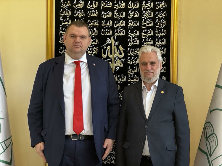 MRF parliamentary group leader Peevski meets with Grand Mufti