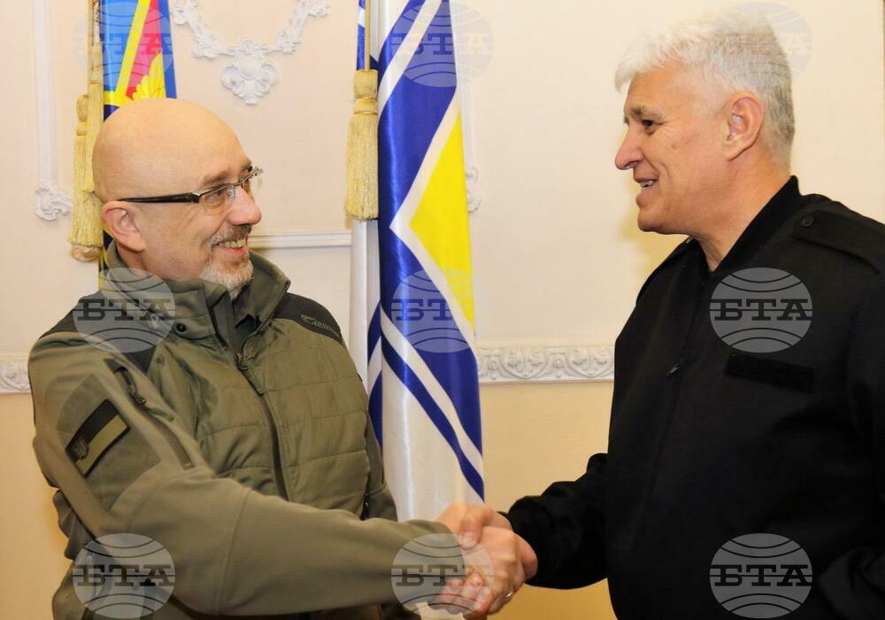 Министър Димитър Стоянов се срещна в Киев с министъра на отбраната на Украйна Олексий Резников
