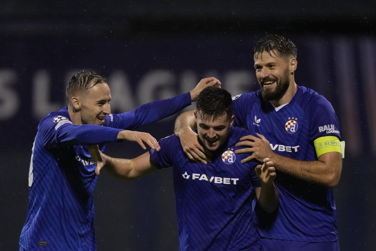 Dinamo Zagreb beat Slovan Bratislava in the Champions League match