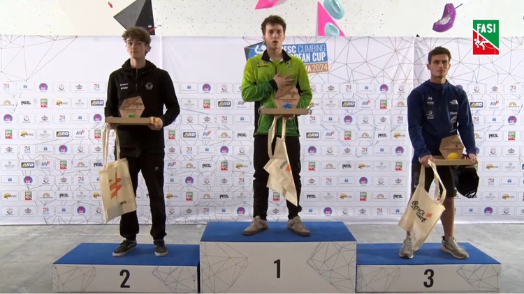 Slav Kirov Wins First Place at European Sport Climbing Cup in Boulder Final in Genoa