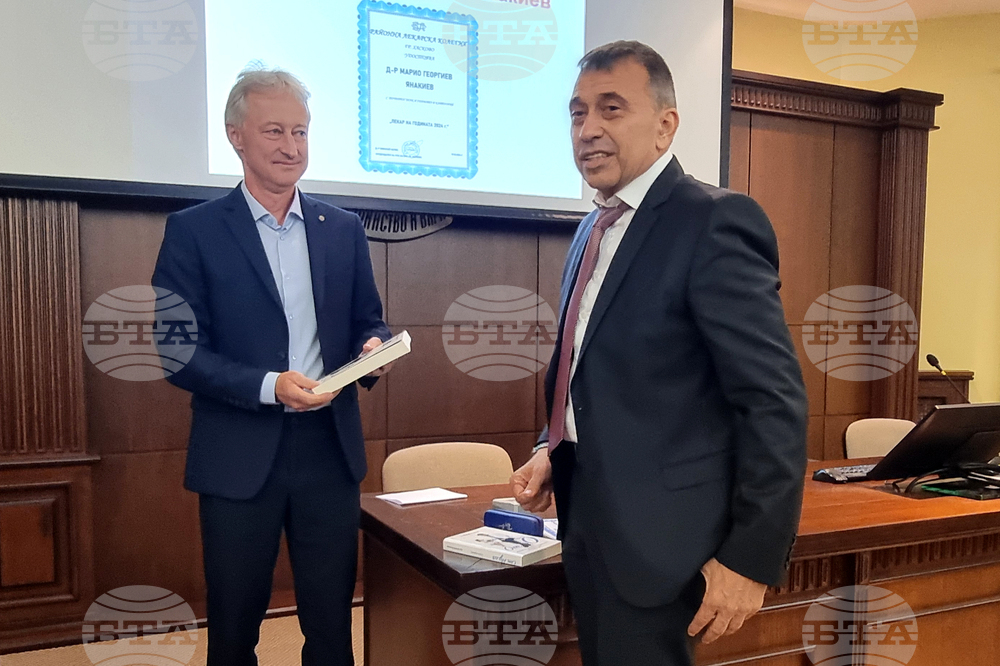 Педиатърът хомеопат д-р Марио Янакиев е лекар на годината в Хасково