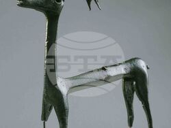 Фигурка на еленче. Случайна находка. Севлиево. НАИМ-БАН. Снимка: Миглена Райковска (НАИМ-БАН).