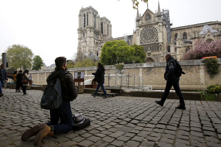 The Olympic bell will be installed in Paris' Notre Dame Cathedral