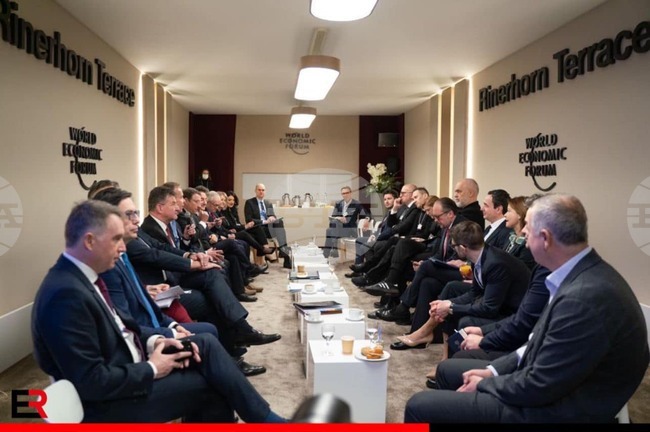 АТА: Албанският премиер Еди Рама участва в панел за „Диалога в Западните Балкани“ в рамките на Световния икономически форум в Давос