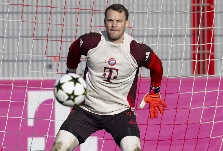 Bayern goalkeeper Manuel Neuer is questionable for the Bavarian derby with Augsburg