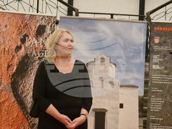 Откриване на изложбата „Хърватското археологическо наследство“. На снимката: Ясна Огняновац. Снимка: Ваня Сухарова/БТА