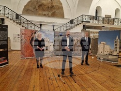 Откриване на изложбата „Хърватското археологическо наследство“. Снимка: Ваня Сухарова/БТА